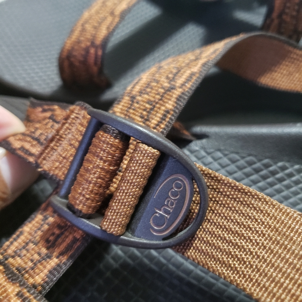 Chaco Men's Classic Performance footwear Outdoor Brown Hiking Sandal Shoes Sz 13 - Picture 12 of 15